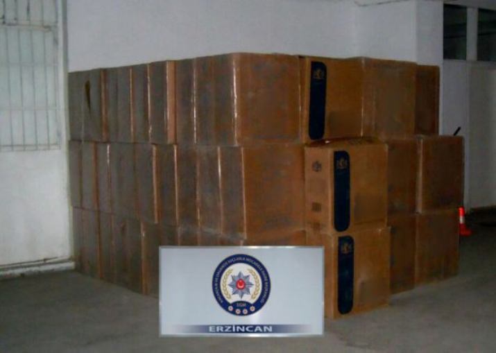 72 Bin 040 Paket Kaçak Sigara Ele Geçirildi